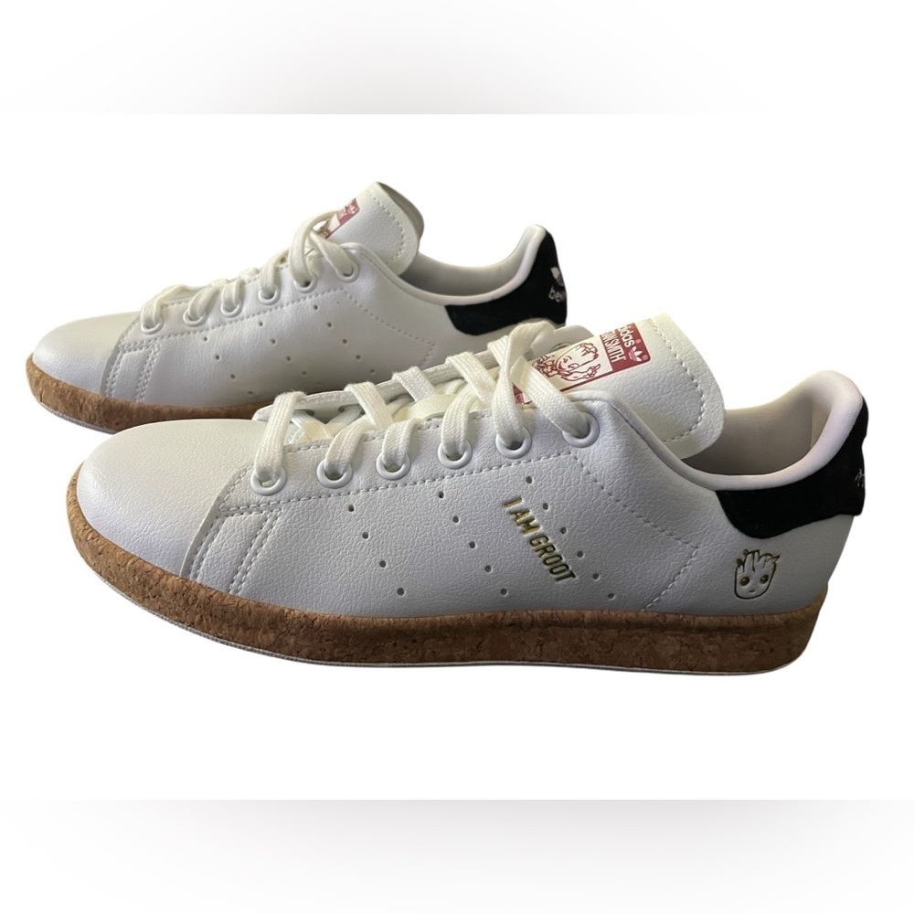 Adidas Stan Smith I Am Groot Marvel X Trainers Primegreen - Picture 2 of 5